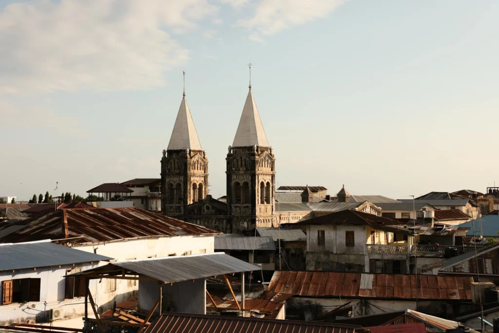 Zanzibar, Stone town image from above