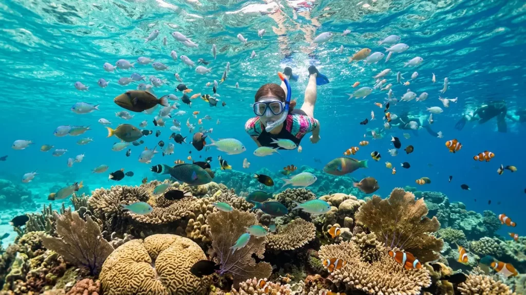 Zanzibar Safari Blue Snorkeling Image.