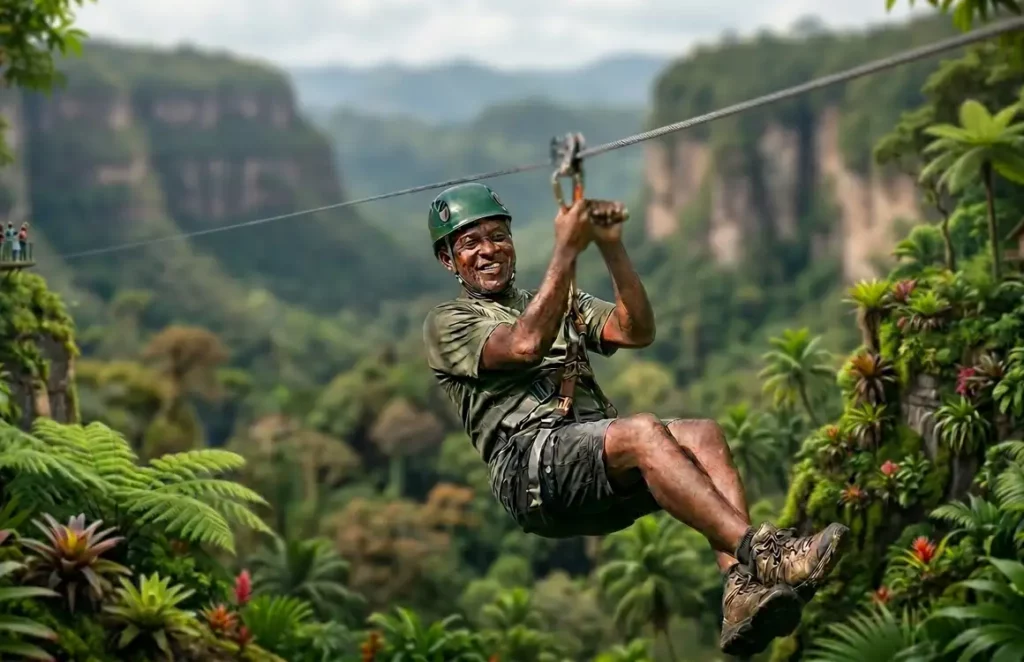 Zanzibar zip line image 2
